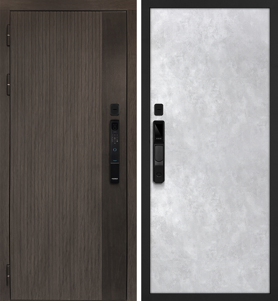 Дверь Вертикаль смарт/Гладкая  /  2050 х 860 правое 