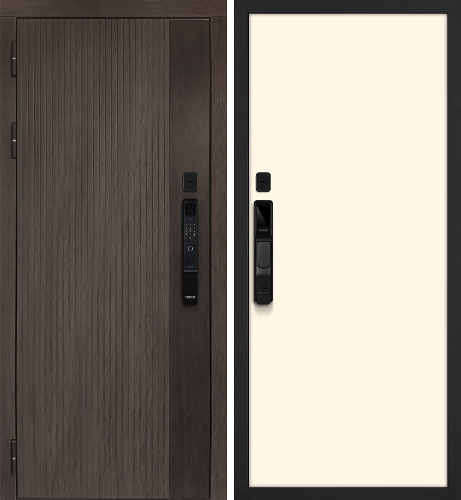 Дверь Вертикаль смарт/Гладкая  /  2050 х 960 правое 