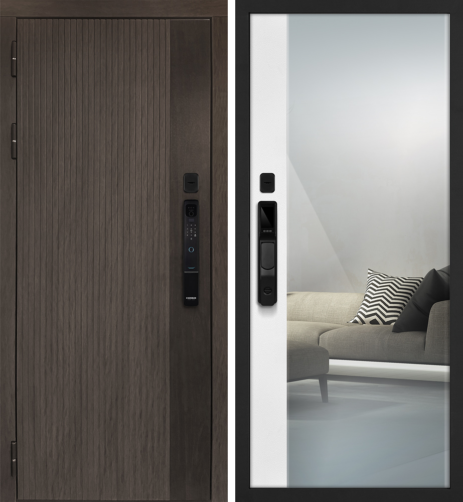 Дверь Вертикаль смарт/Оптима Макси  /  2050 х 960 правое 