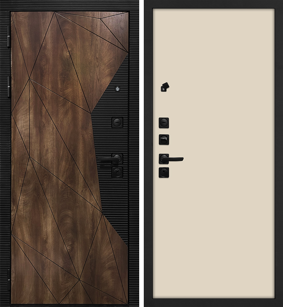 Дверь Лофт-2/Гладкая  /  2050 х 960 правое 