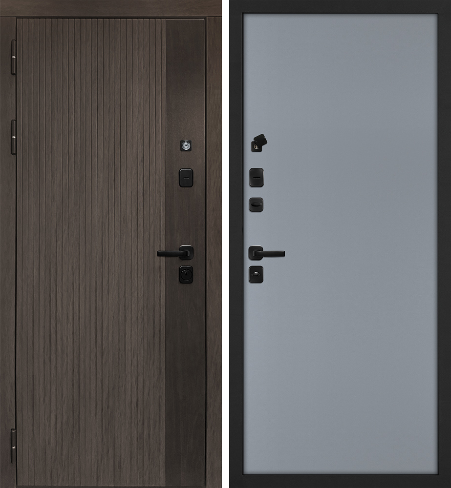 Дверь Вертикаль/Гладкая  /  2050 х 860 правое 