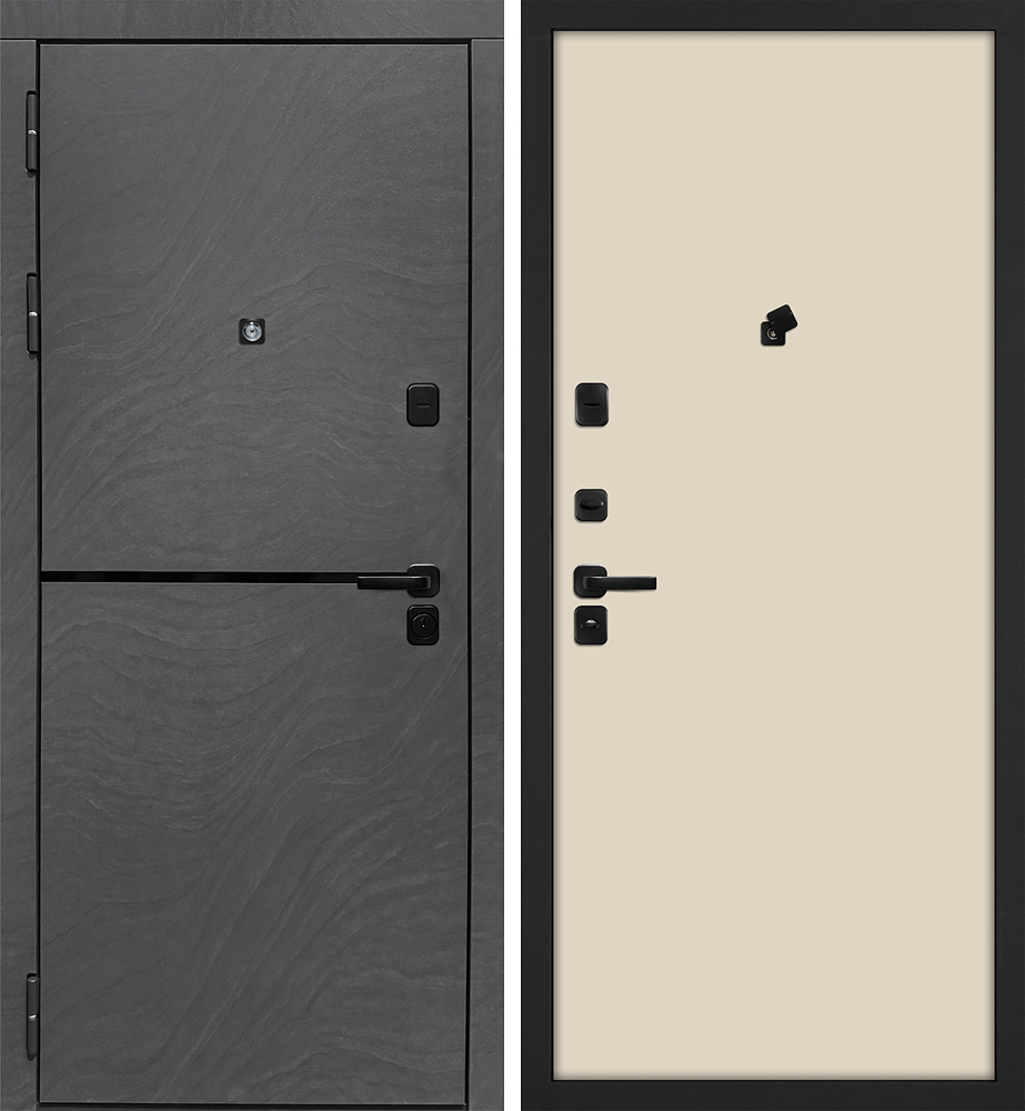 Дверь Горизонт/Гладкая  /  2050 х 860 правое 