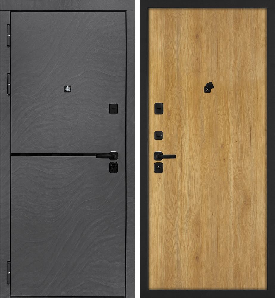 Дверь Горизонт/Гладкая  /  2050 х 860 правое 