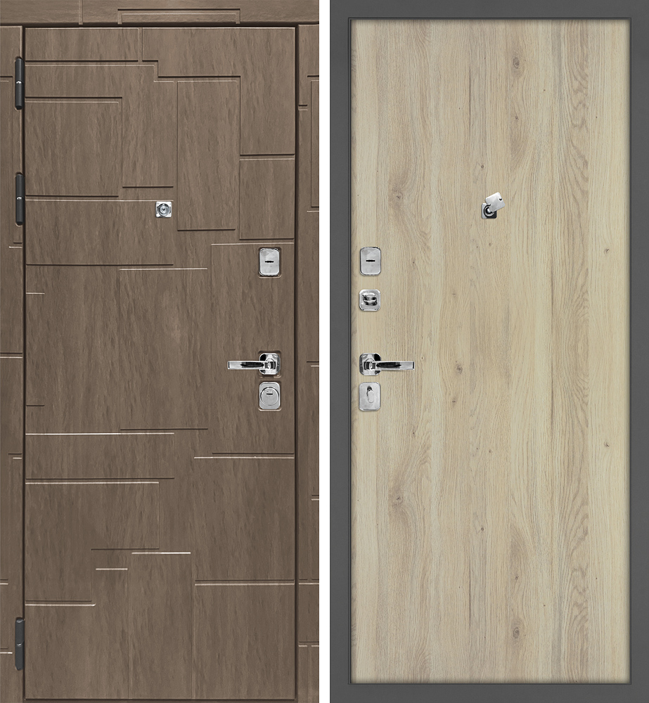 Дверь Домино/Гладкая  /  2050 х 860 правое 