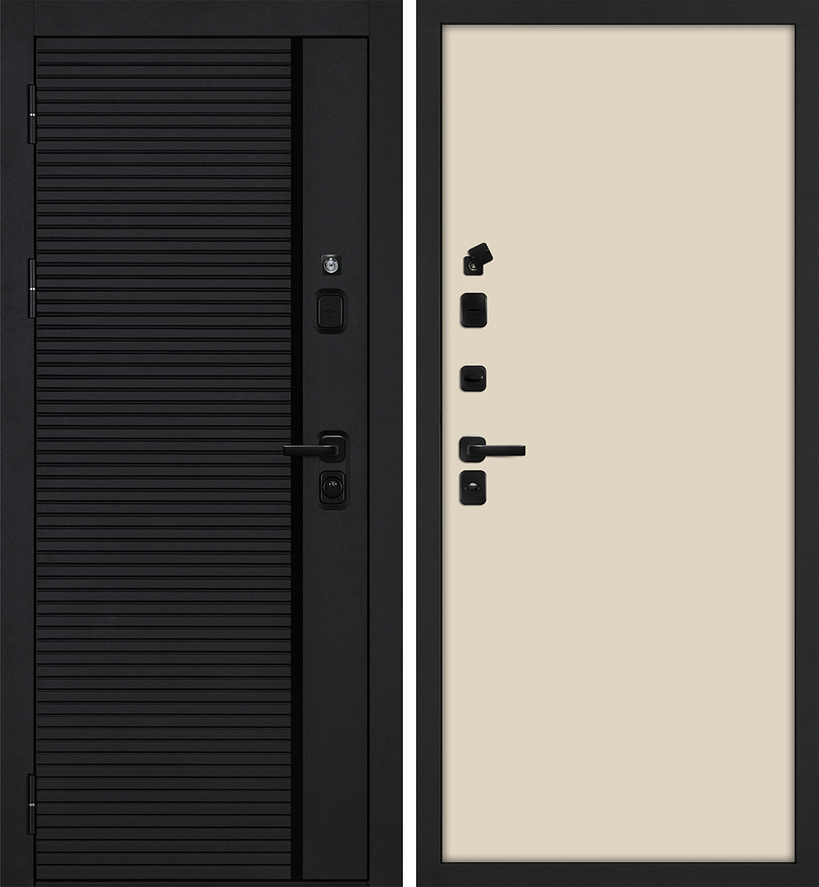 Дверь Галактика-173/Гладкая  /  2050 х 980 правое 