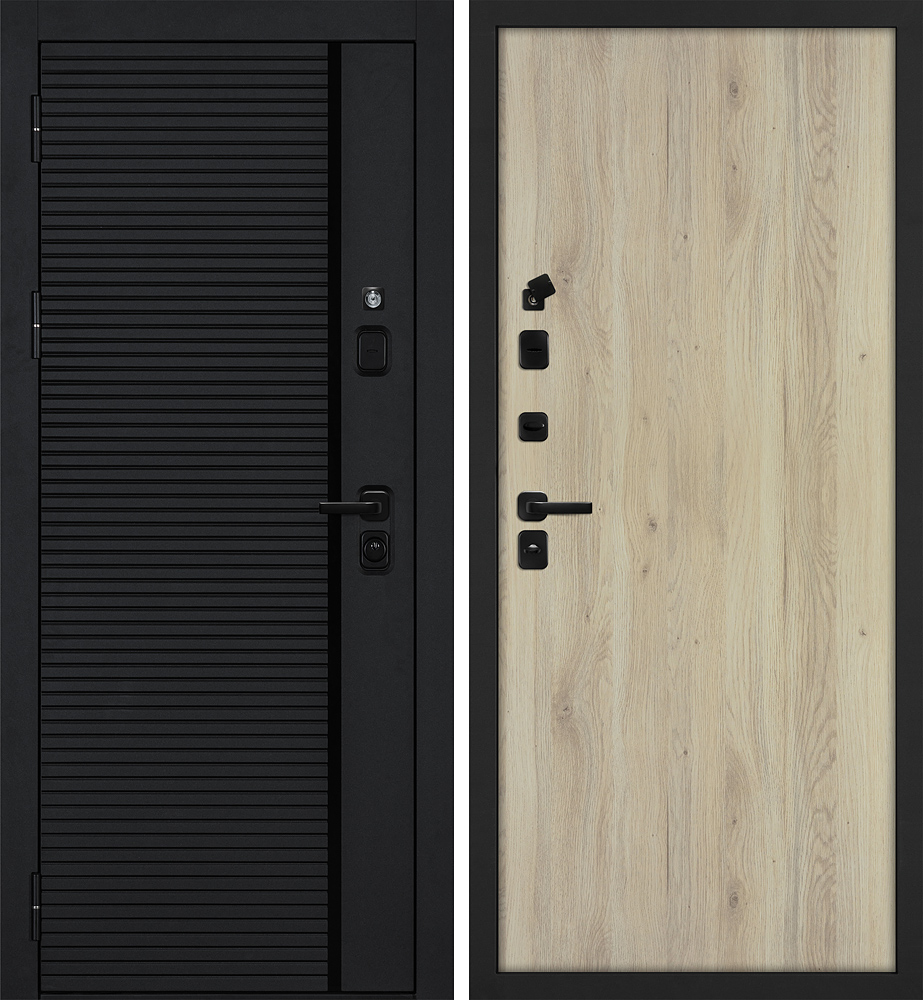 Дверь Галактика-173/Гладкая  /  2050 х 980 правое 