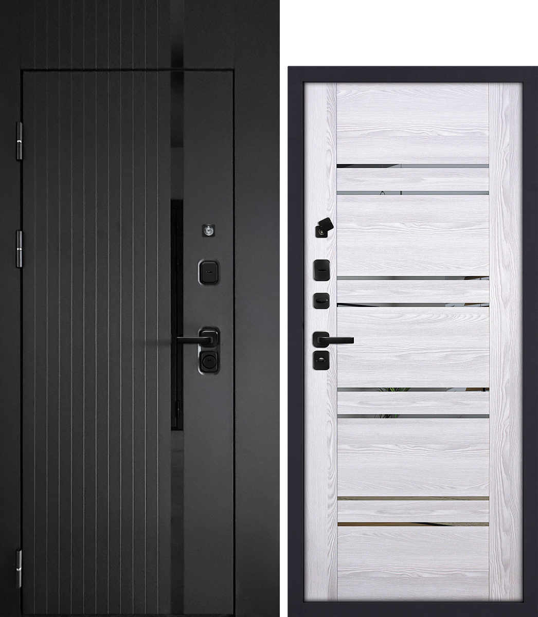 Дверь Сити-1/PSK-1, с фальш-фрамугой  /  2050 х 860 правое 