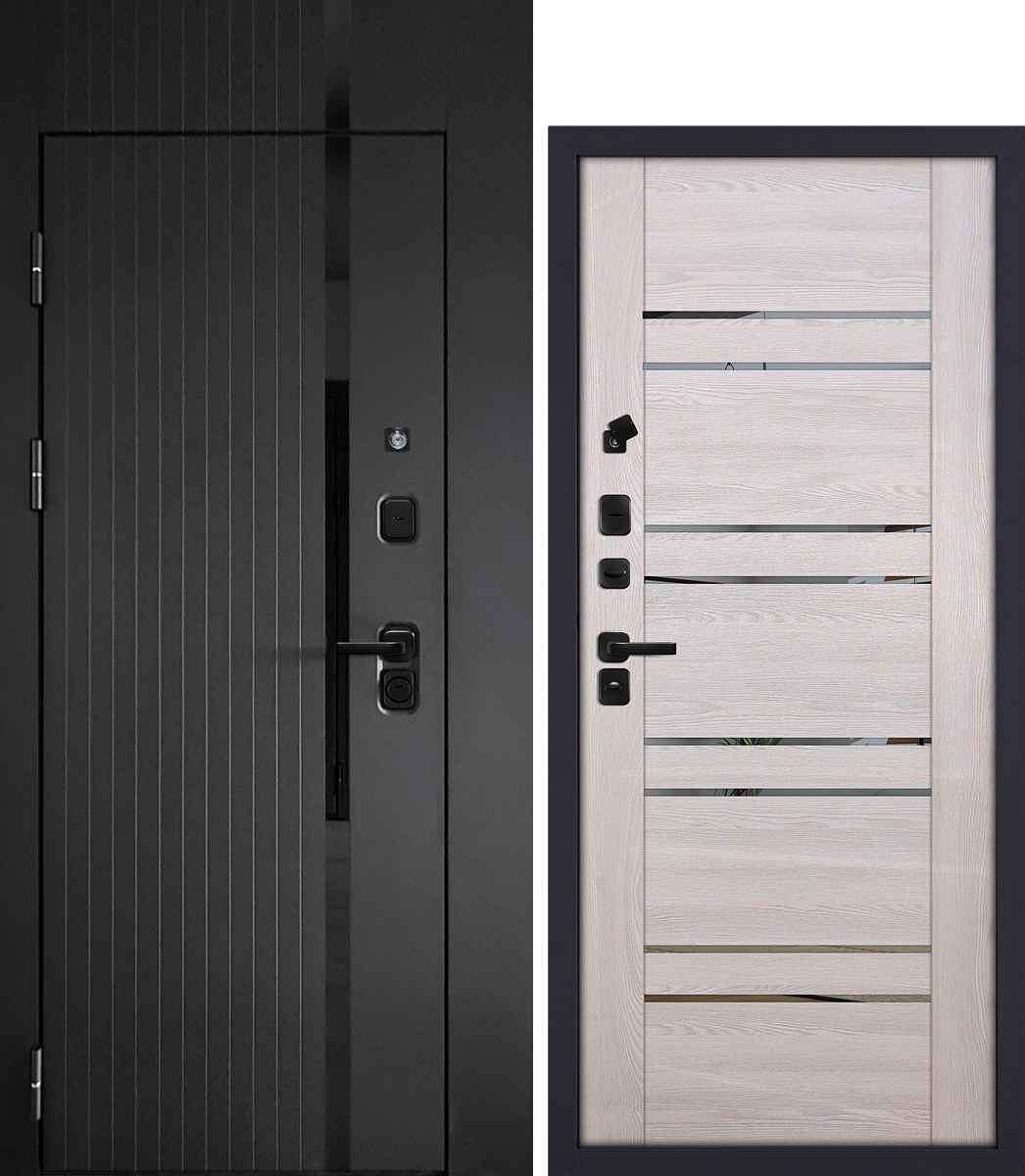 Дверь Сити-1/PSK-1, с фальш-фрамугой  /  2050 х 860 правое 