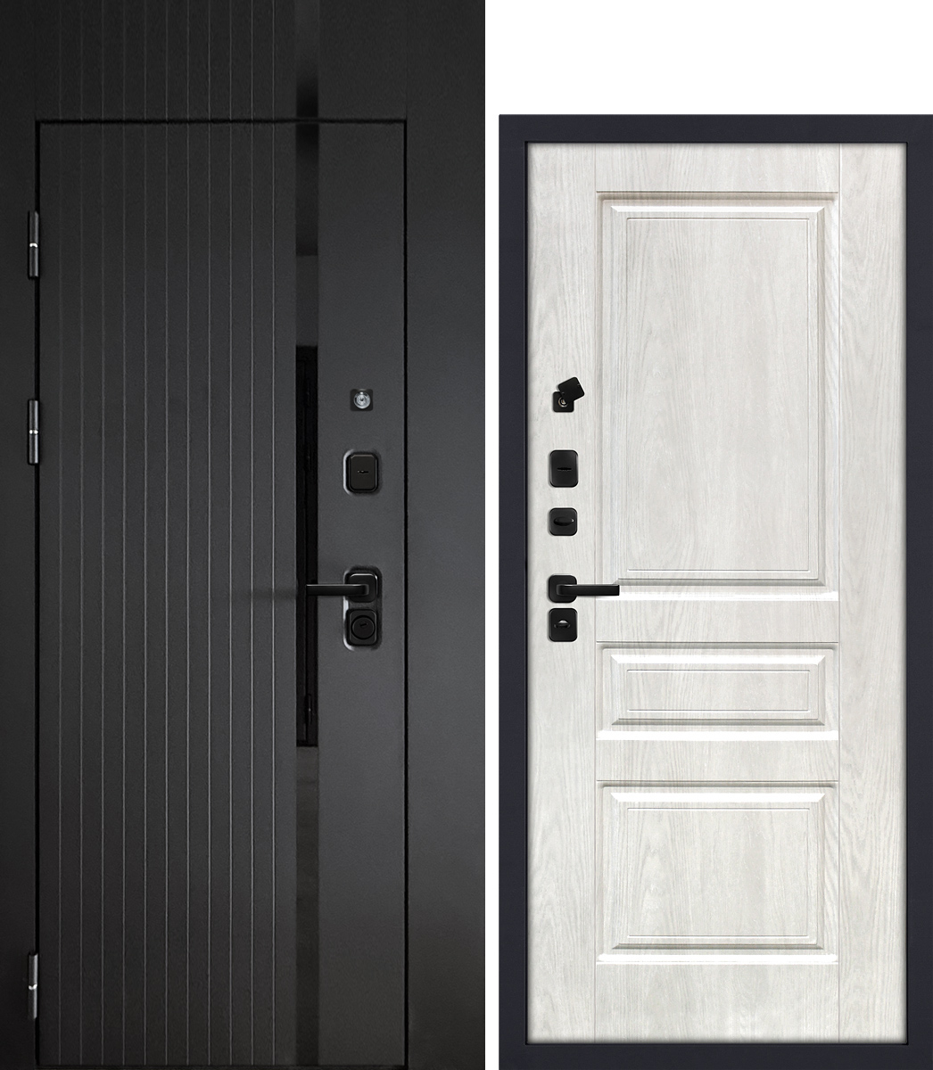 Дверь Сити-1/Версаль-2, с фальш-фрамугой  /  2050 х 860 правое 