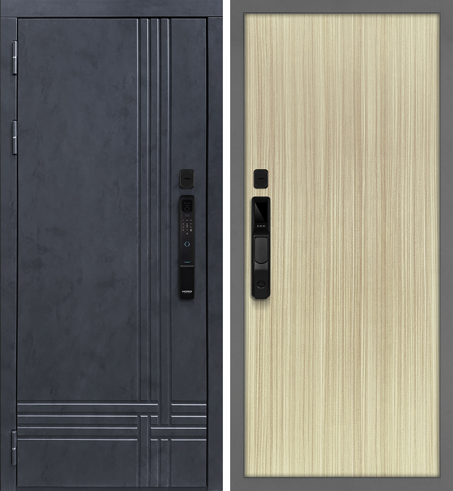 Дверь Осло смарт/Гладкая  /  2050 х 860 правое 