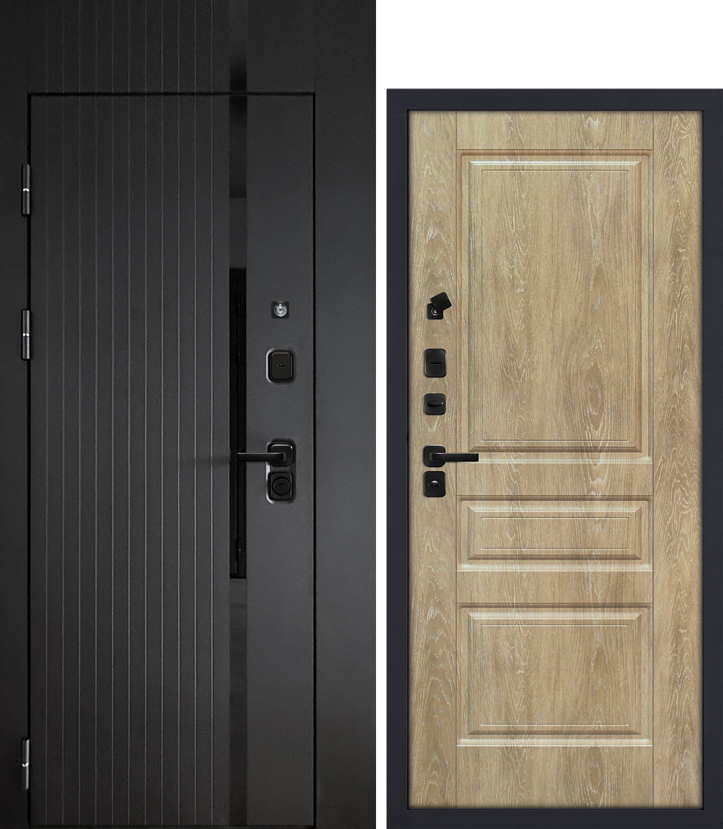 Сити-1/Версаль-2, с фальш-фрамугой Дуб песочный