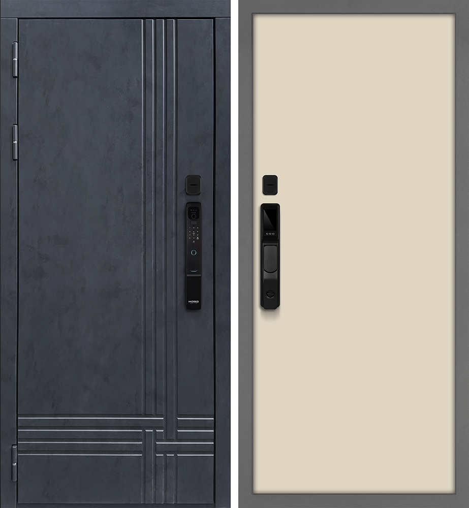 Осло смарт/Гладкая Бежевый матовый