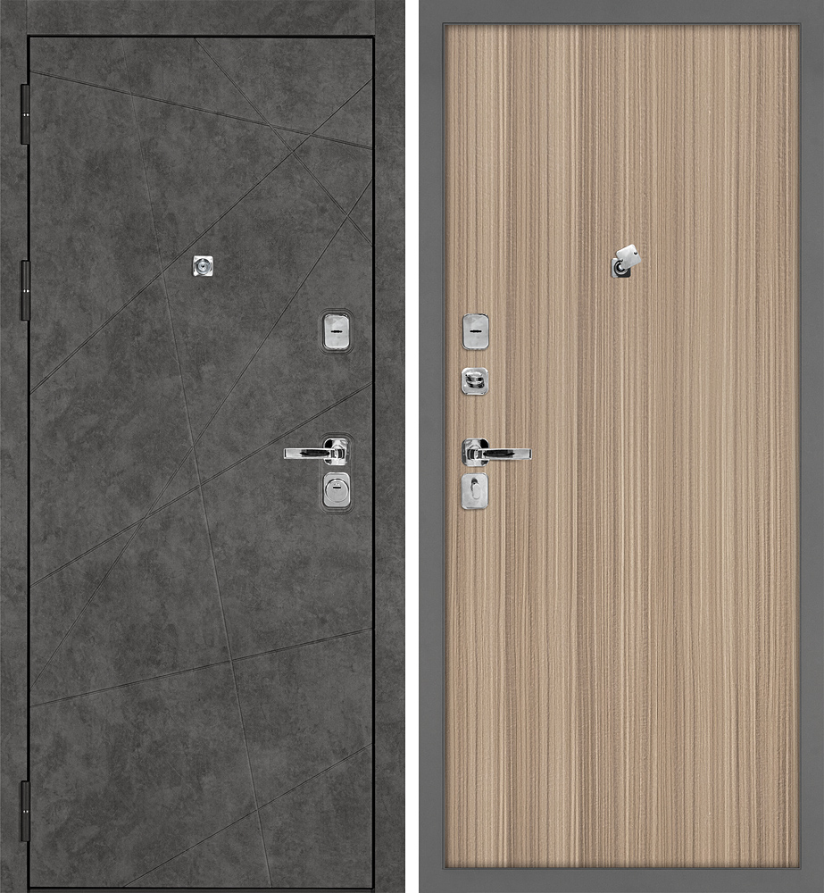 Дверь Урбан-127/Техно-708  /  2050 х 980 правое 