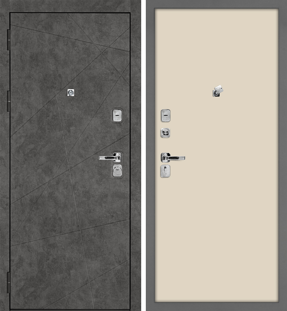 Дверь Урбан-127/Гладкая  /  2050 х 880 левое 