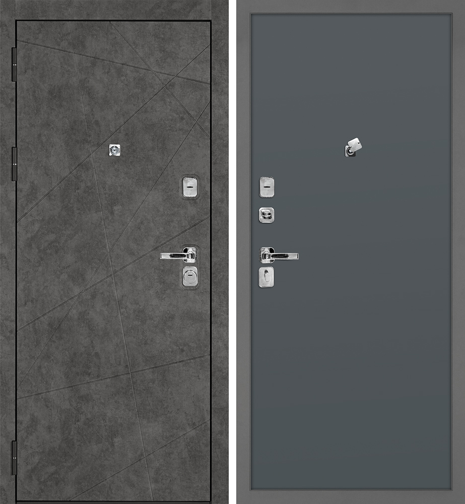 Дверь Урбан-127/Гладкая  /  2050 х 880 левое 