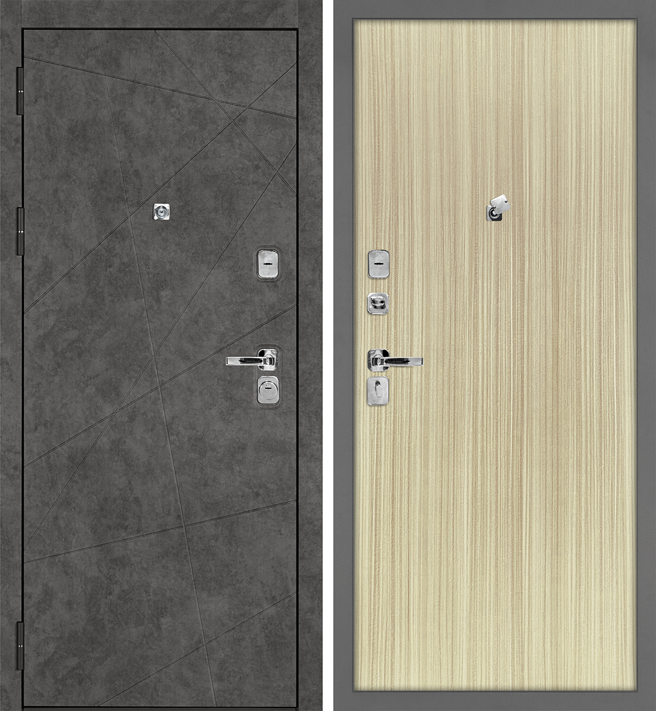 Дверь Урбан-127/Техно-708  /  2050 х 980 правое 