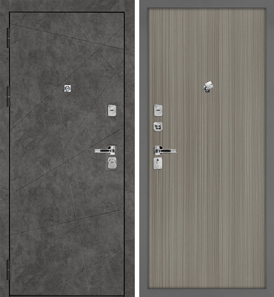 Дверь Урбан-127/Техно-708  /  2050 х 980 правое 