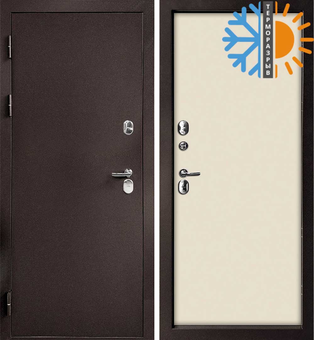 Дверь Дверь с терморазрывом Термо-1/ ФЛ-49  /  2080 х 980 правое 