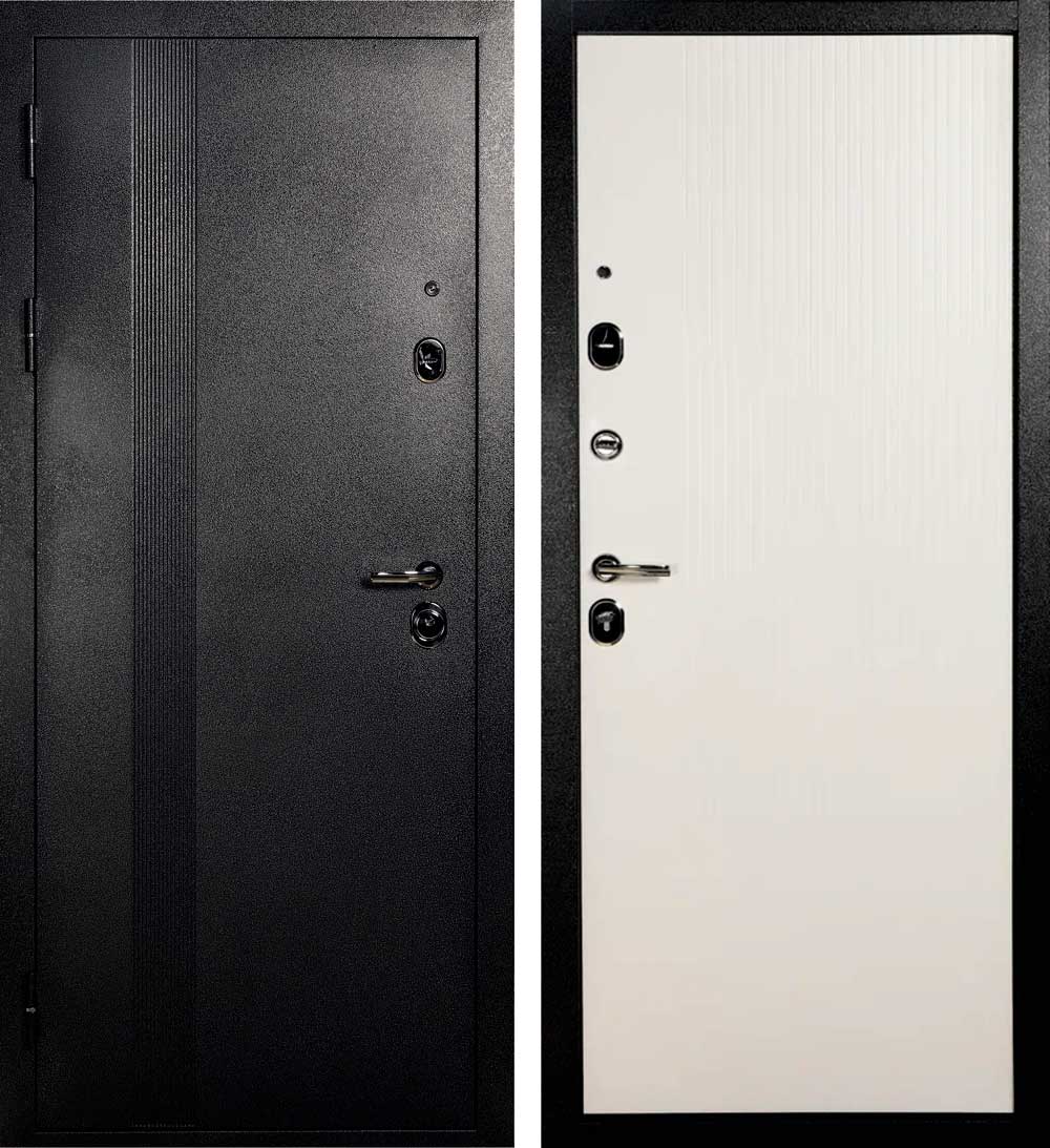 Антик темно-серебристый / Белый