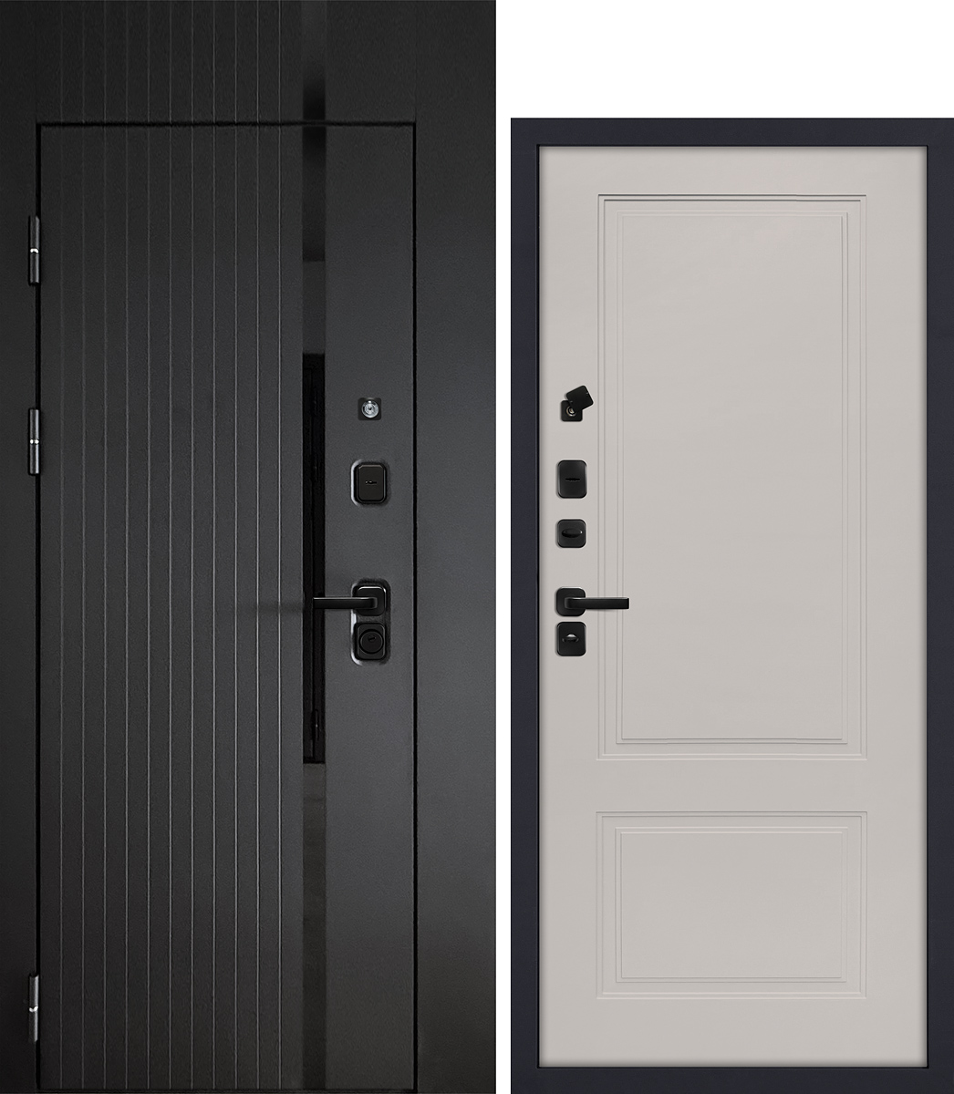 Дверь Сити-1/ПДЕ-04, с фальш-фрамугой  /  2050 х 980 правое 